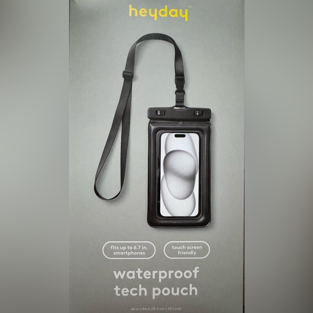Heyday Waterprood Tech Pouch - Black 🚨BUY IT NOW PRICED🚨